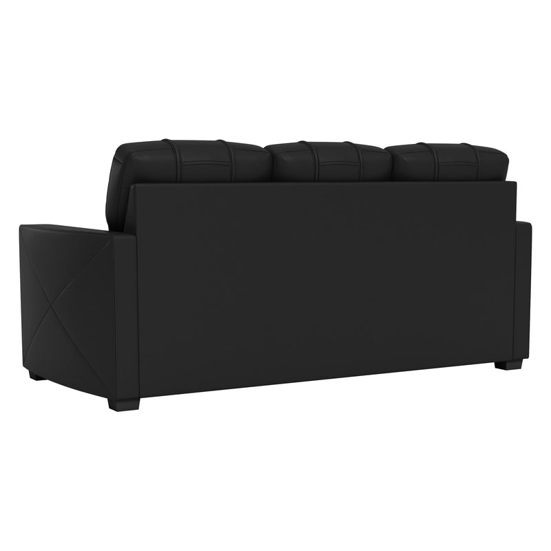 Stationary Sofa Commercial Grade Black Upholstery Without Logo