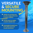 Boat Table Set - 6" Flush Mount Floor Plate / Anti Wobble (6 colors)