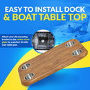Boat Table Tops for Pontoons, Cabin Cruisers & Boats | Waterproof Replacement Table Top (6 colors):