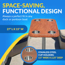 Boat Table Tops for Pontoons, Cabin Cruisers & Boats | Waterproof Replacement Table Top (6 colors):