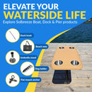 Boat Table Set - 6" Flush Mount Floor Plate / Anti Wobble (6 colors)