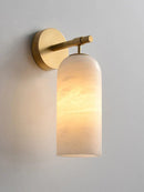 Alabaster Cylinder Wall Sconce