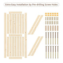 Solid Pine Barn Doors with Track Kit