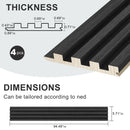 94.5" x 5.5" Solid Pine Wall Panels (4 Panels Per Box)
