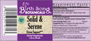 Solid & Serene Herbal Tincture Stress Support with Passionflower 1 oz.