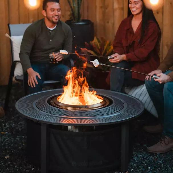 Solo Stove Fire Pit Surround Tabletops | Elevation for Small & Large Wood Burning Fire Pits, Powder-Coated Steel/UV-Resistant Outdoor Fabric