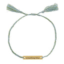 Something Blue Adjustable Bracelet | In a Giftable Glass Jar with Cork Lid | Bride Wedding Themed