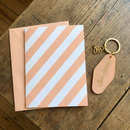 Soul Sisters Motel Style Keychain with Greeting Card | Gift for Her