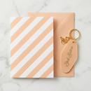 Soul Sisters Motel Style Keychain with Greeting Card | Gift for Her