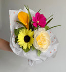 Soul Ties | Paper Peony, Calla Lily and Sunflower Bouquet