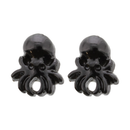 Sourpuss Earrings | Black Octopus Nautical Design