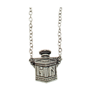Sourpuss Gin Decanter Necklace | Retro Barware Inspired Jewelry for Cocktail Lovers