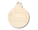 Unfinished Wood Etched South Dakota Ornament Shape | Paint By Line Crafts | up to 30" DIY