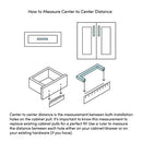 Mascot Hardware Spear 9'', 13 Black Door Pull Handle Single Pack
