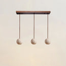 Spherical Cassia Travertine Pendant Light