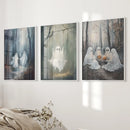 Dark Halloween Spooky Ghost Wall Art Prints Decor