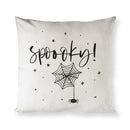 Spooky! Cotton Canvas Halloween Pillow Cover