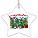 Spreading Holiday Shears Hairstylist Cute Christmas Ornament, Hairdresser Gift