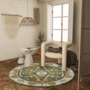 Premium Hand-Tufted Rug Made of 100% Wool  - Spring Atlas - 5x5 Feet