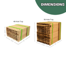 Spring Reusable Wood Trays for Mason Bees - 8mm