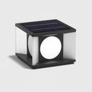 Square Courtyard Eclipse Cube Outdoor Lamp