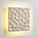 Square Modular Panel Travertine Wall Sconce