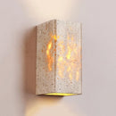 Square Rectangular Travertine Wall Lamp