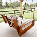 Amish Casual Malvern Porch Swing Bed, Twin Cedar with Clearcoat