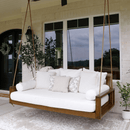 Amish Casual Malvern Porch Swing Bed, 5 Ft Oak with Clearcoat