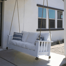 Amish Casual Rockford Daybed Swing Package with Included Cushions, Sofa, Pure White Paint