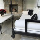 Amish Casual Stratford Swing Bed in Tricorn Black