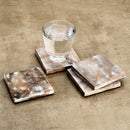 Mascot Hardware Wooden Square 4 pieces Coaster Set