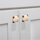 Mascot Hardware Frosted Timber Corner 1-1/2 in. (38 mm) Peach & Brown Corner Cabinet Knob