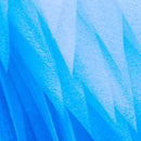 Blue Feather Angel Wings Chalk Art Mural.