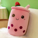 Boba Stuffed Animal, Bubble Tea Toy, Ultra Soft Spandex Fabric, 25cm 35cm Kawaii Figure, Cute Room Decor For Her