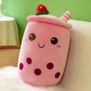 Boba Stuffed Animal, Bubble Tea Toy, Ultra Soft Spandex Fabric, 25cm 35cm Kawaii Figure, Cute Room Decor For Her