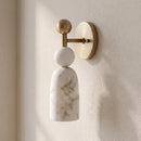 Flume Alabaster Wall Lamp