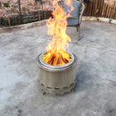 Stainless Steel Wood Burning Smokeless Outdoor Fire Pit
