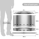 Stainless Steel Wood Burning Smokeless Outdoor Fire Pit