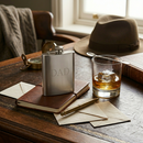 Stainless Steel Polished Finish Flask - 8 oz