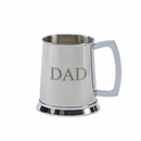Stainless Steel Tankard with Bright Polished Finish - 20 oz