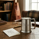 Stainless Steel Tankard with Satin Matte Finish - 20 oz