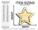 Unfinished Wood 2 Layer Star Shadowbox Shape | DIY Craft Cutout | up to 46" DIY