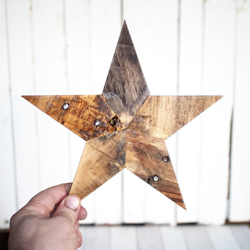 Reclaimed Pallet Wood Stars