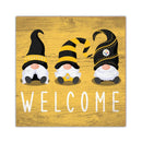 Pittsburgh Steelers Gnome 10" Welcome Wood Sign
