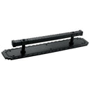 16 in. Door Pull Handle on Stepped Plate
