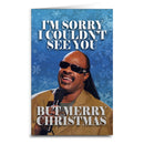 Stevie Wonder "Couldn't See You" Christmas Greeting Card