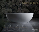 STONEBROOK Freestanding Acrylic Bathtub
