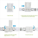 SL02 Strip Light 3528 1.7W/ft 8mm DC12V Low Voltage LED Outdoor IP65 UL SMD Tape Light