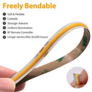 SLD01 Dotless Linear LED Strip Lights Low Voltage FCOB 8mm DC12V Tape Light